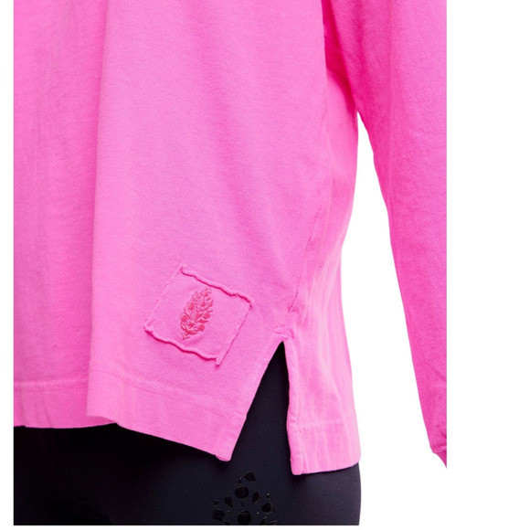 NWT Free people movement hustle layer top fuchsia flirt extra small - Picture 6 of 8